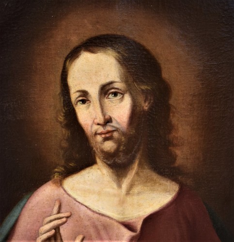 17th century - Salvator Mundi - 17th century Lombard school